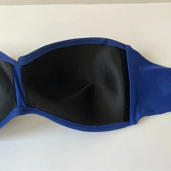 Sz. XL Mynah blue Bandeau Bikini Top (RR8) - Picture 5 of 8